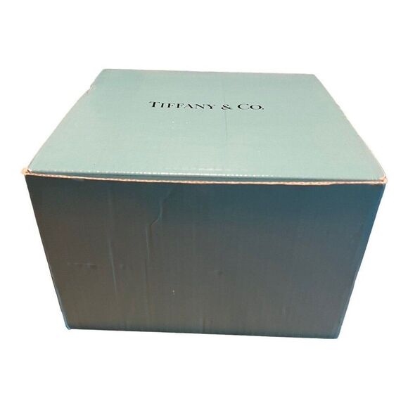 Tiffany & Co. Cube Large Gift Box w/ Tissue Paper 10”x10”x6.75” Storage READ - Picture 3 of 16